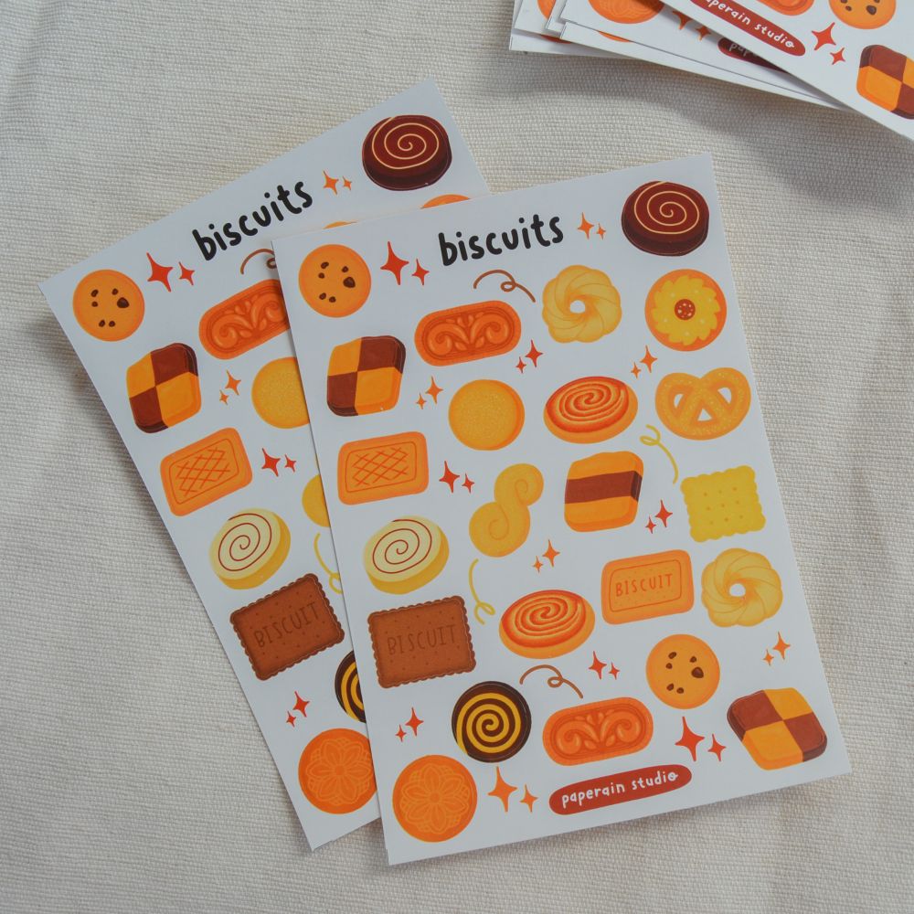 biscuit sticker sheet