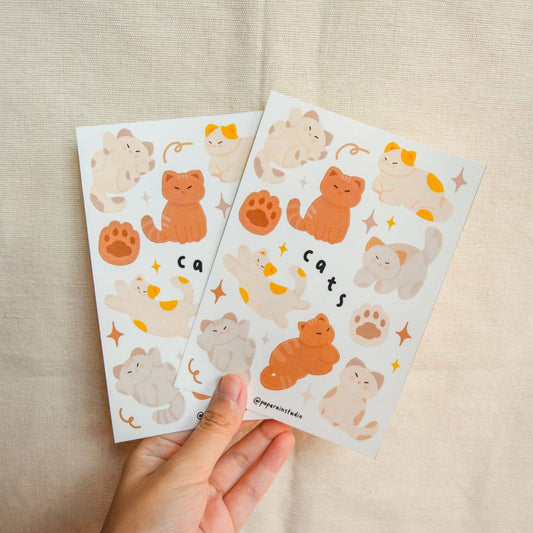 cats sticker sheet