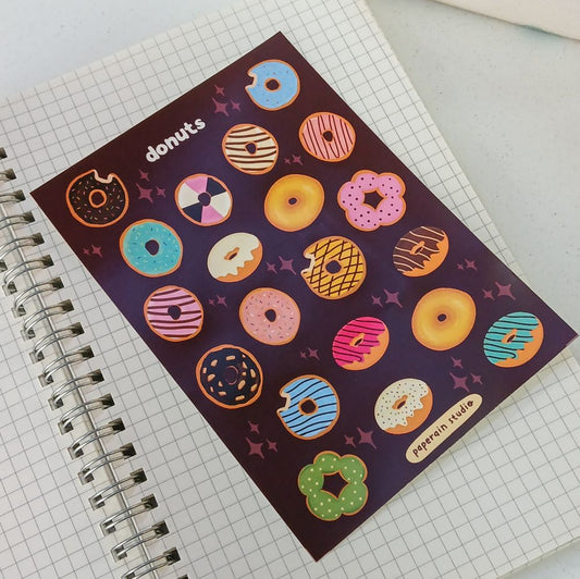 donuts sticker sheet