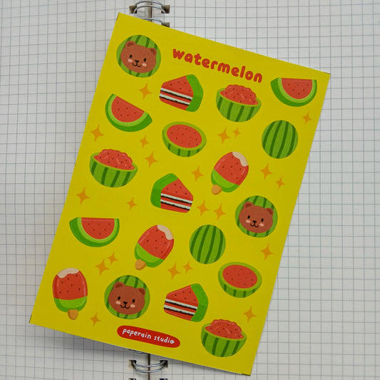 watermelon sticker sheet