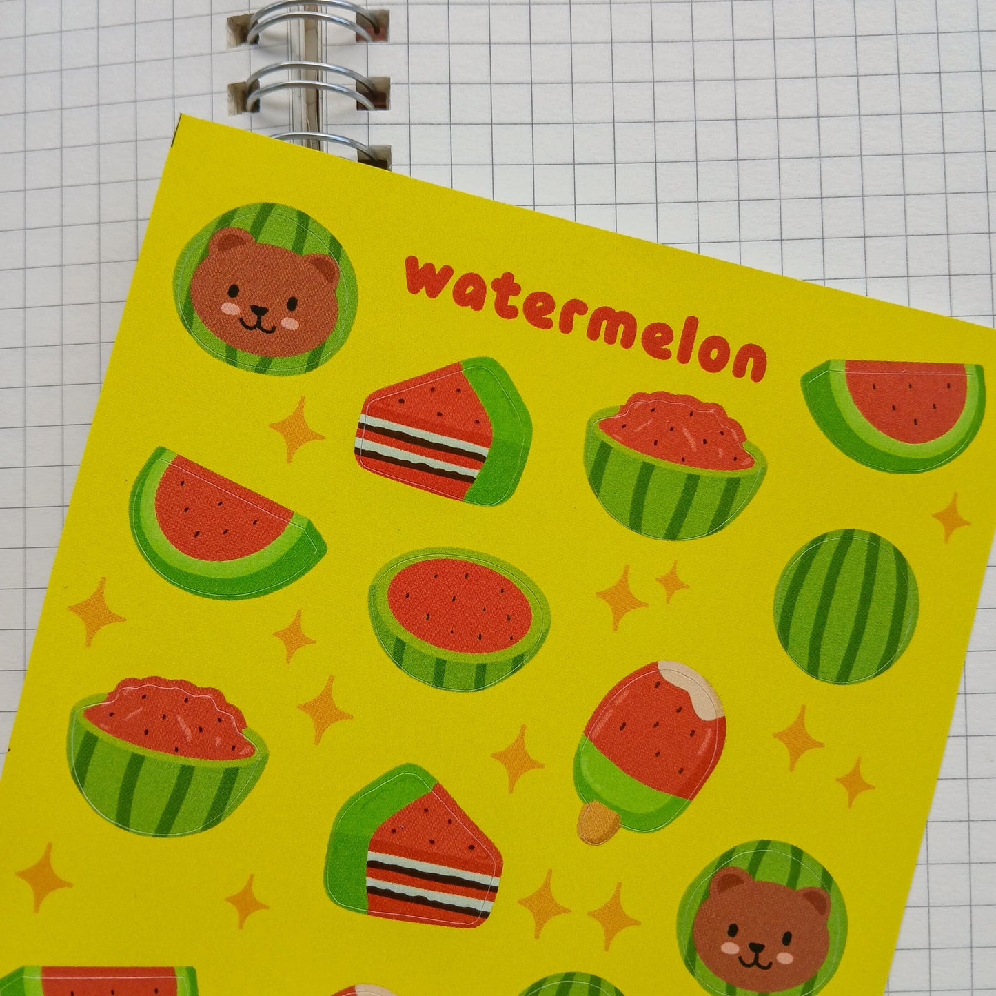 watermelon sticker sheet